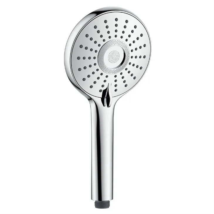 সম্পূর্ণ ক্রোম ABS ফুলের আকার হ্যান্ডহেল্ড শাওয়ার হেড